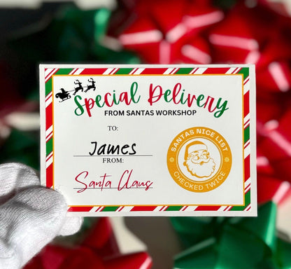 Personalized From Santa Gift Labels, Christmas Stickers