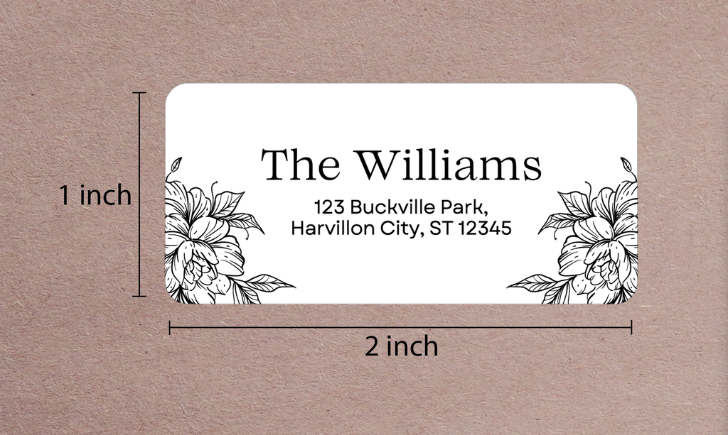Personalized Return Address Labels – Elegant, High-Quality & Custom Made