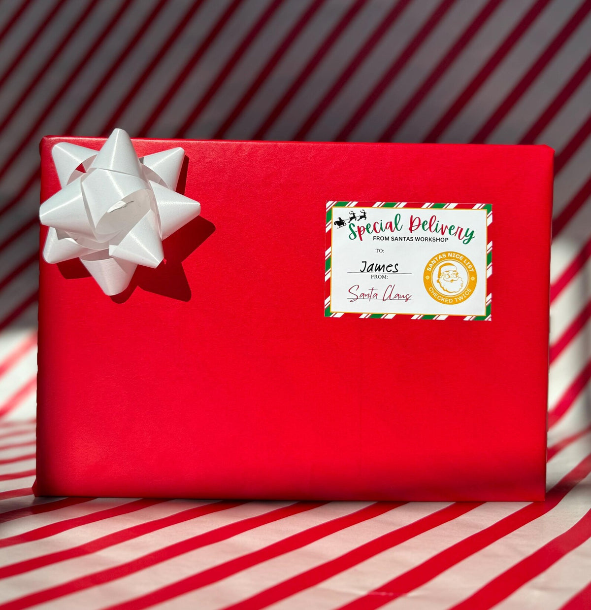 Personalized From Santa Gift Labels, Christmas Stickers – photo 2