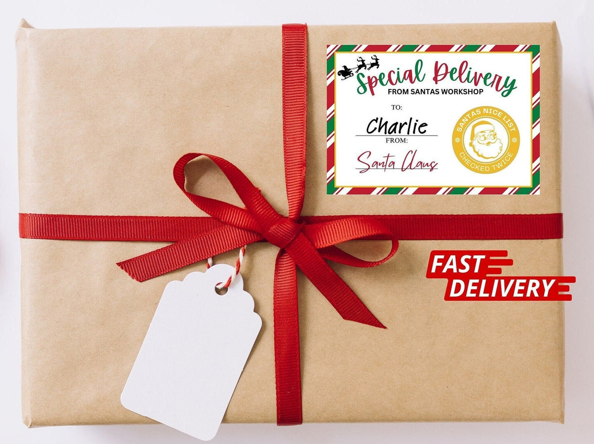 Personalized From Santa Gift Labels, Christmas Stickers – photo 4