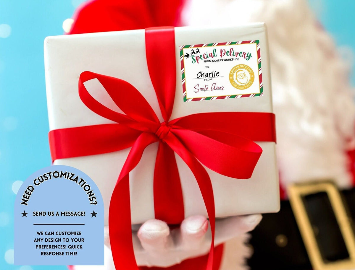 Personalized From Santa Gift Labels, Christmas Stickers – photo 5