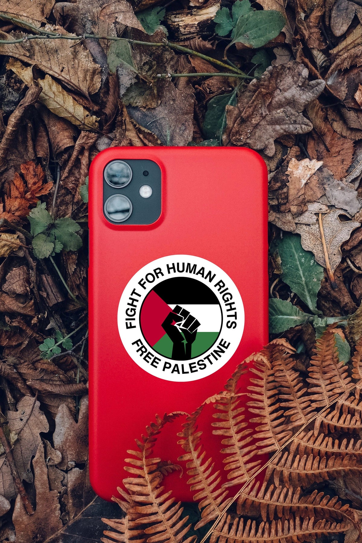 Free Palestine Sticker, Fight For Human Rights Decal – photo 2