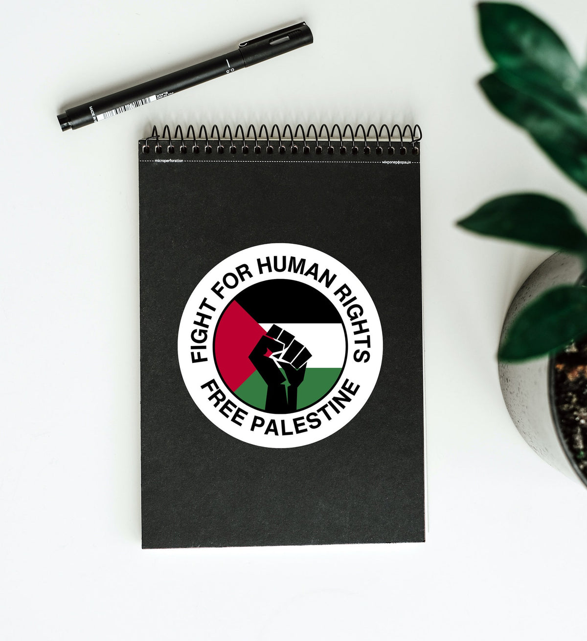 Free Palestine Sticker, Fight For Human Rights Decal – photo 3
