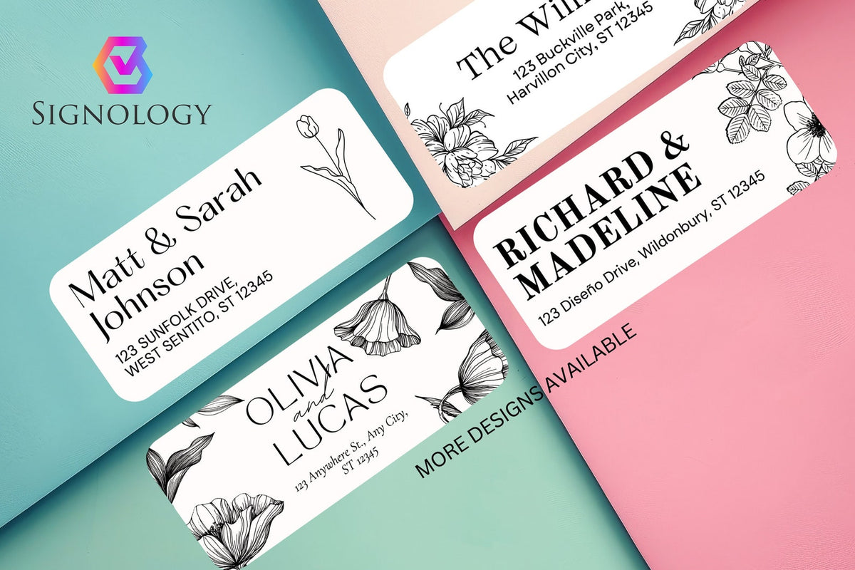 Personalized Return Address Labels – Elegant, High-Quality & Custom Made – photo 1
