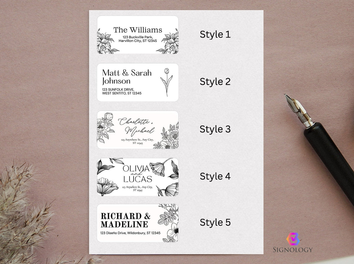 Personalized Return Address Labels – Elegant, High-Quality & Custom Made – photo 2